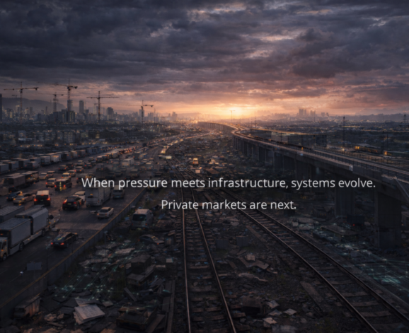 When pressure meets infrastructure, systems evolve. Private markets are nexts.